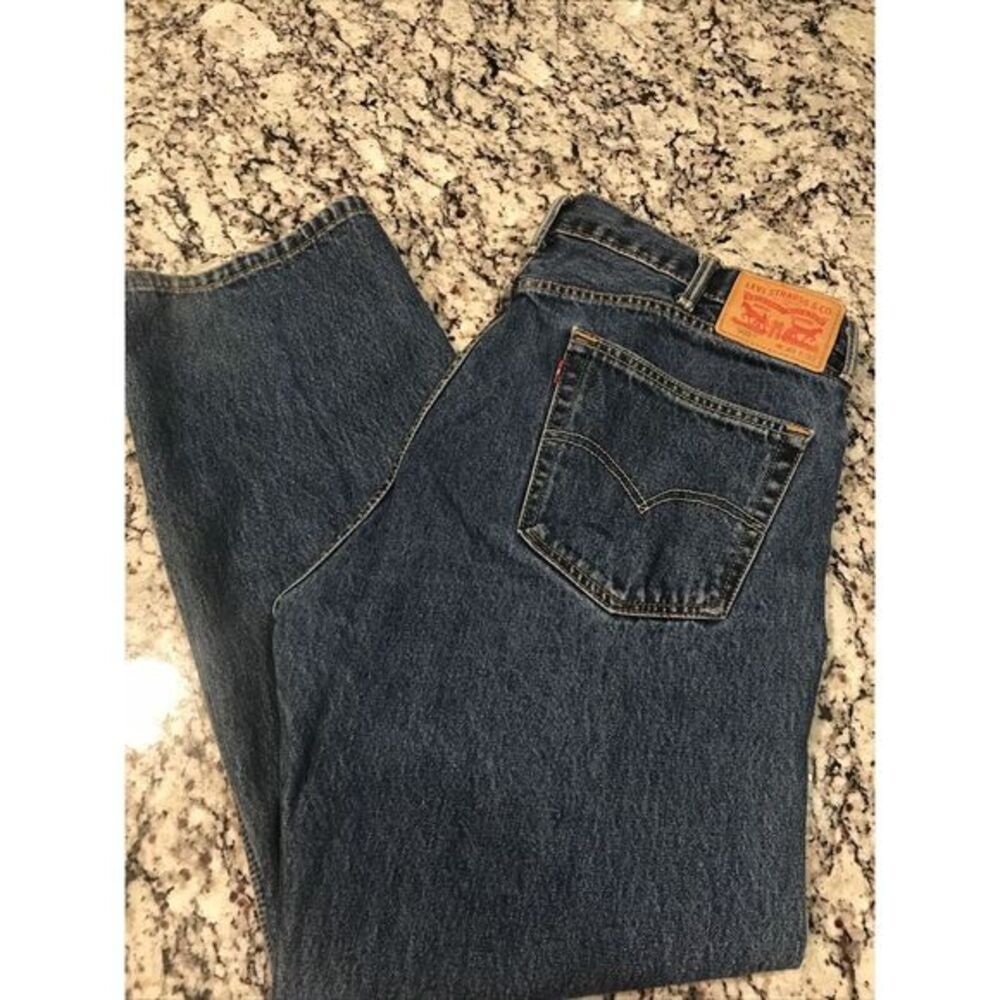 LEVI'S 505 Mens Size 40x30 Regular Fit Denim Jeans